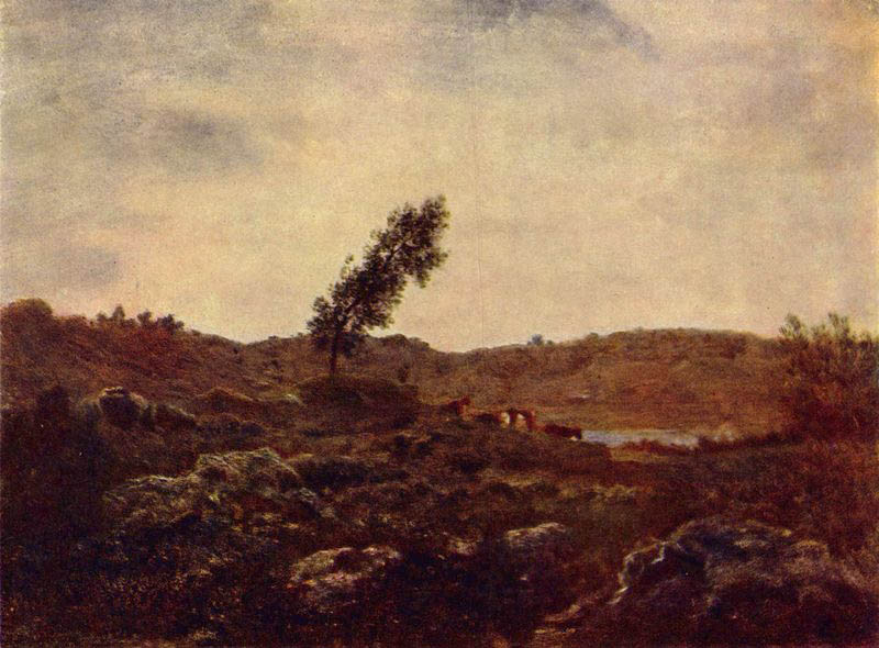 Barbizon landscape,